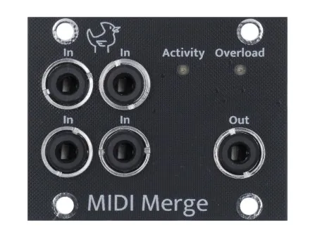 Entineering MIDI Merge 1U 4-to-1 MIDI Merger