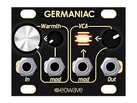 Eowave Germaniac 1U Vintage Warmer + VCA