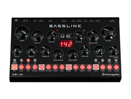 Erica Synths Bassline DB-01 Bass Synthesizer Erica Synths Bassline DB-01 Bass Synthesizer
