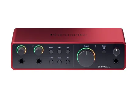 Focusrite Scarlett 2i2 4th Gen Audio Interface