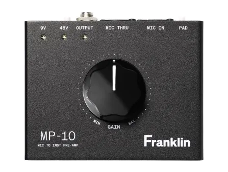 Franklin Audio MP-10 Mic to Instrument Pre-Amp Franklin Audio MP-10 Mic to Instrument Pre-Amp