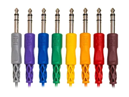 Hosa CSS-800 1/4" Balanced TRS Cable - 8-Pack