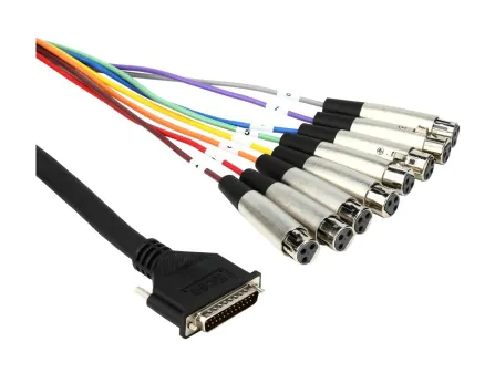 Hosa DTF-800 8-Channel XLR-F to DB25 Snake
