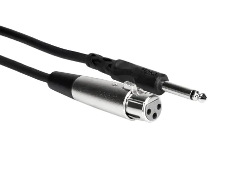 Hosa PXF-100 XLR-F to 1/4" TS Cable Hosa PXF-100 XLR-F to 1/4" TS Cable