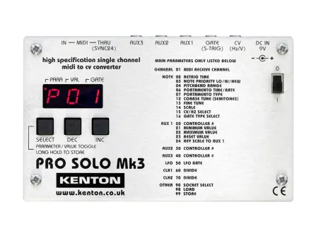 Kenton Pro Solo Mk3 MIDI to CV Converter