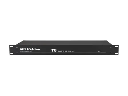 MIDI Solutions T8 8-Output Active MIDI Thru Box MIDI Solutions T8 8-Output Active MIDI Thru Box