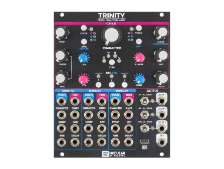 Modbap Modular Trinity 3-Channel Digital Drum Synth Array [USED]