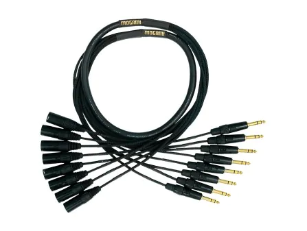 Mogami Gold 8 TRSXLRM-25 TRS/XLR-M Snake 25FT