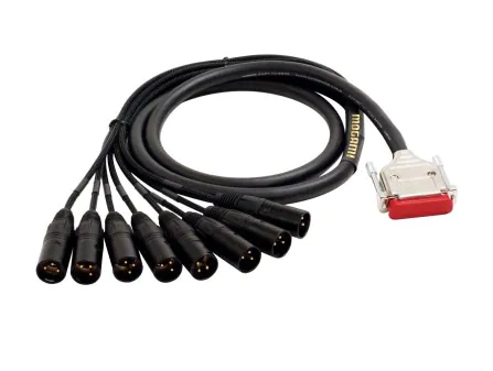 Mogami Gold 8-Channel DB25 to XLRM Snake