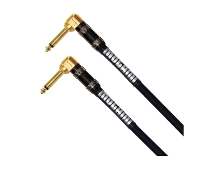Mogami Platinum Right Angle Pedal Patch Cable Mogami Platinum Right Angle Pedal Patch Cable
