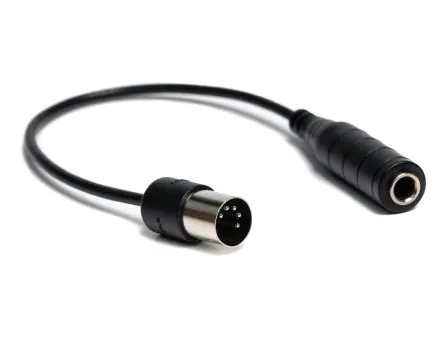 Morningstar Male MIDI to Female 1/4" TRS Adapter