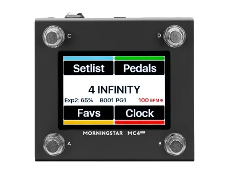 Morningstar MC4 Pro Pedalboard MIDI Controller
