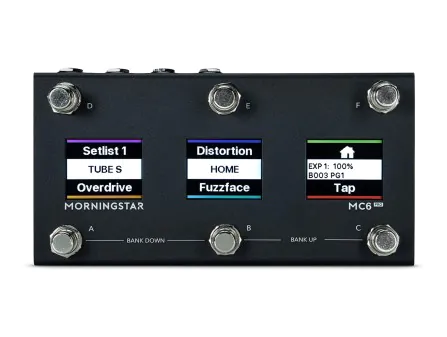 Morningstar MC6 PRO Pedalboard MIDI Controller
