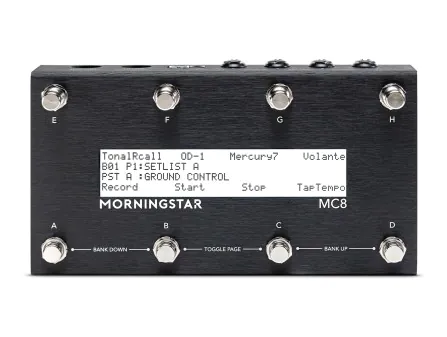 Morningstar MC8 Pedalboard MIDI Controller