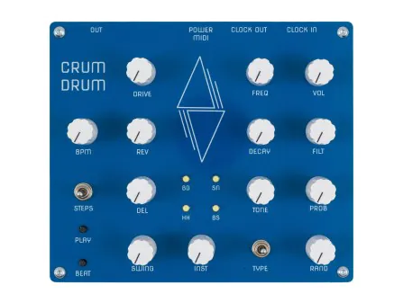 Crum Drum 4-Voice Drum Machine