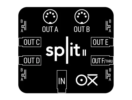 OXI Split 2 MIDI Breakout for OXI One MKII
