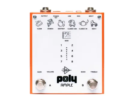 Poly Effects Ample Amp Simulator Pedal