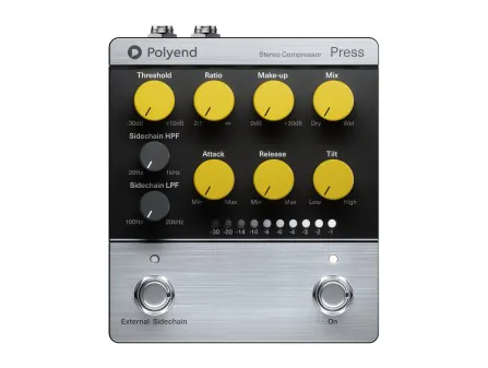 Polyend Press Stereo Compressor Pedal