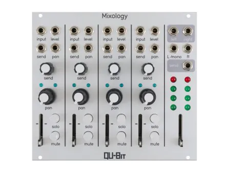 Qu-Bit Electronix Mixology Stereo Mixer (Silver) [USED]