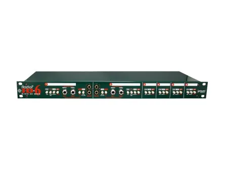 Radial Engineering JD6 Six-Channel Rackmount DI