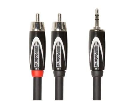 Roland 3.5mm to Dual RCA - 10FT Roland 3.5mm to Dual RCA - 10FT
