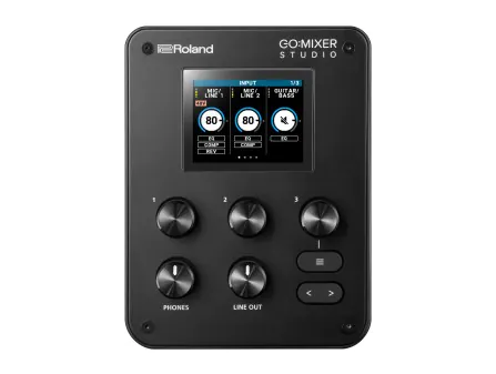 Roland GO:MIXER STUDIO Audio Mixer + Interface