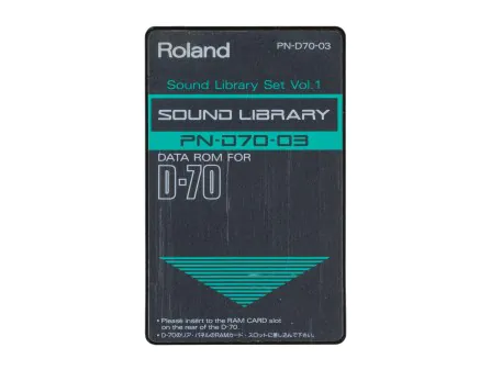 PN-D70-03 Sound Library ROM Card for D-70 PN-D70-03 Sound Library ROM Card for D-70
