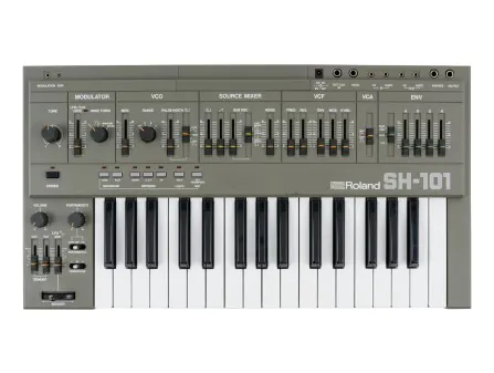 Roland SH-101 Analog Keyboard Synthesizer (Gray) [VINTAGE]