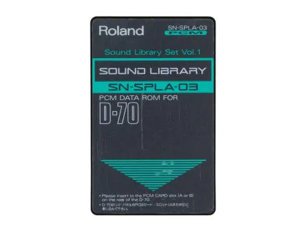 SN-SPLA-03 Sound Library ROM Card for D-70 SN-SPLA-03 Sound Library ROM Card for D-70