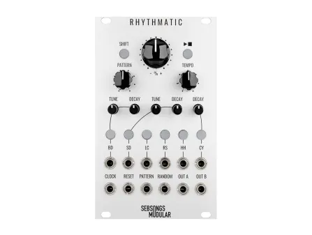 Sebsongs Modular Rhythmatic Analog Drum Machine