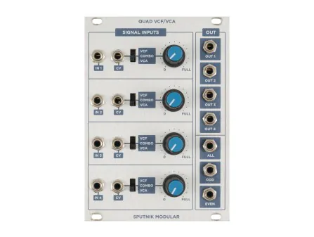 Sputnik Quad VCF/VCA Lowpass Gate + Mixer [USED]