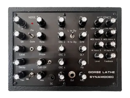 Synamodec Gorse Lathe Noise + Drone Synthesizer Synamodec Gorse Lathe Noise + Drone Synthesizer