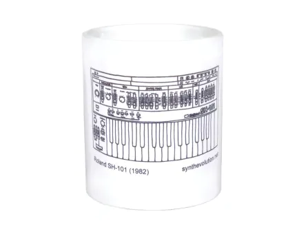 Synth Evolution Roland SH-101 Synthesizer Mug Synth Evolution Roland SH-101 Synthesizer Mug