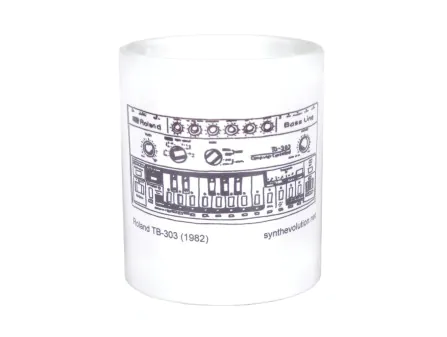 Synth Evolution Roland TB-303 Synthesizer Mug Synth Evolution Roland TB-303 Synthesizer Mug