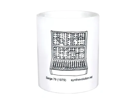 Synth Evolution Serge 79 Synthesizer Mug Synth Evolution Serge 79 Synthesizer Mug