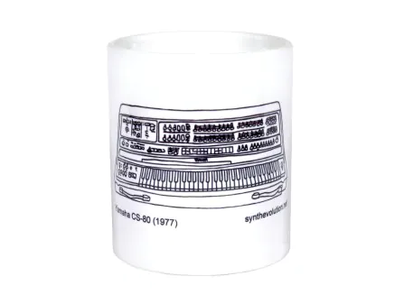 Synth Evolution Yamaha CS-80 Synthesizer Mug Synth Evolution Yamaha CS-80 Synthesizer Mug