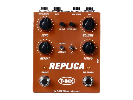 T-Rex Replica Stereo Delay Pedal