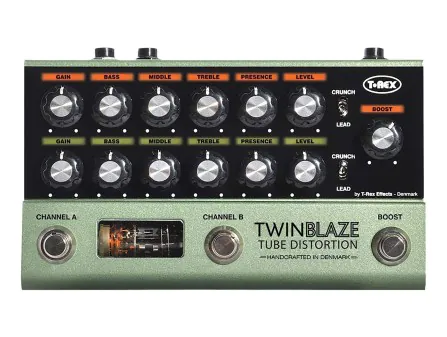T-Rex Twin Blaze Tube Distortion Pedal