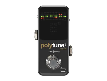 TC Electronic Polytune 3 Noir Tuner Pedal TC Electronic Polytune 3 Noir Tuner Pedal