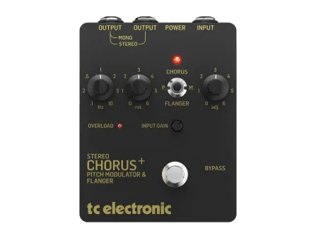 TC Electronic SCF Gold Chorus + Flanger Pedal TC Electronic SCF Gold Chorus + Flanger Pedal