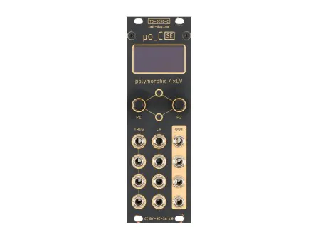 Tall Dog Electronics uo_C Polymorphic CV Generator (Black) [USED]
