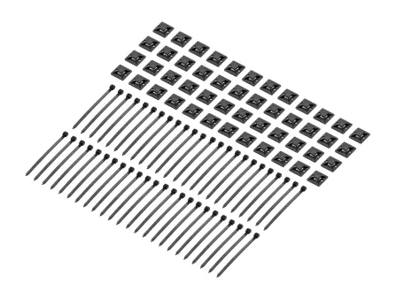 Vertex Cable Tie and Cable Tie Holder (48-Pack)