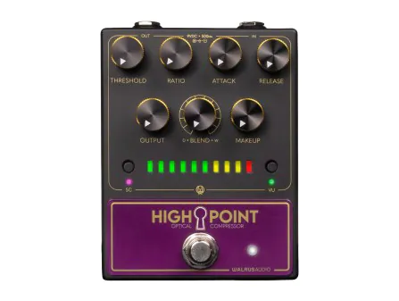 Walrus Audio Highpoint Optical Compressor Pedal Walrus Audio Highpoint Optical Compressor Pedal