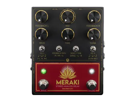 Walrus Audio Meraki Stereo Analog Delay Pedal Walrus Audio Meraki Stereo Analog Delay Pedal
