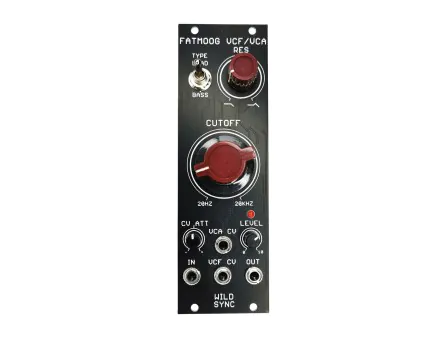 Wildsync FATMOOG VCF/VCA Low Pass Filter + VCA