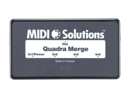 Quadra Merge 4x1 MIDI Merger Quadra Merge 4x1 MIDI Merger