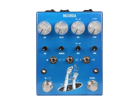 AC Noises Ricorda Stereo Granular Reverb Pedal