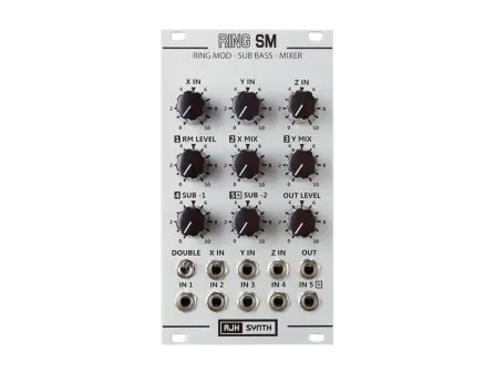 AJH Synth Ring SM Ring Modulator Mixer Silver AJH Synth Ring SM Ring Modulator Mixer Silver