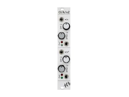 O/A/x2 Dual Offset Attenuverter O/A/x2 Dual Offset Attenuverter