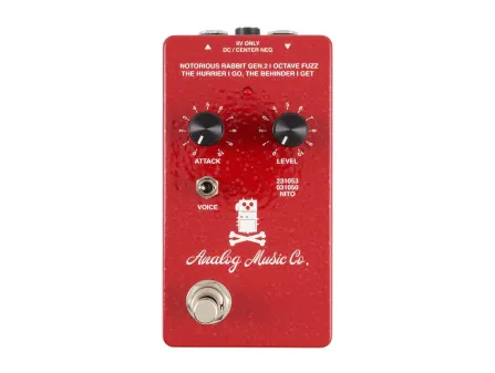 Analog Music Co. NTRS Octave Fuzz MK2 (Red) Analog Music Co. NTRS Octave Fuzz MK2 (Red)